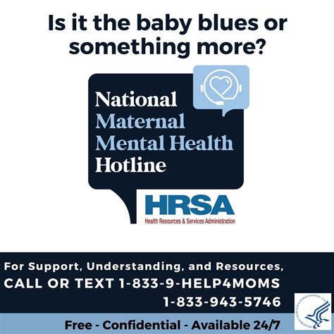 National Maternal Mental Health Hotline 